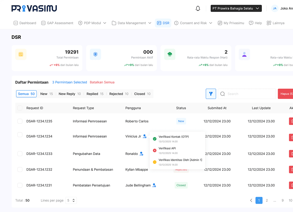 Data Subject Request